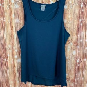 Champion Yoga Top Size Large Teal EUC